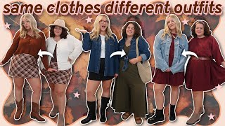 styling the SAME clothes into DIFFERENT outfits 👯‍♀️ with Sierra Schultzzie [upl. by Haletta459]