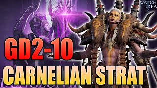 GD210 Carnelian Strat Guide Watcher of Realms [upl. by Ahsircal39]