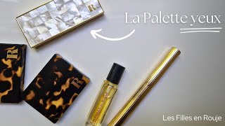 NEW La Palette Yeux by Les Filles En Rouje Rouje Paris  2024 Trying on new Makeup  French Makeup [upl. by Conway]