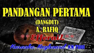 PANDANGAN PERTAMA  ARAFIQKARAOKE [upl. by Shaffer]