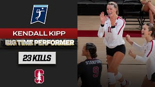 All of Kendall Kipps 23 kills in Stanfords 2023 NCAA volleyball thirdround win [upl. by Adnovoj]