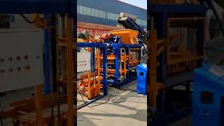 qt425 automatic vibration concrete cement brick making machine for industrial building blocks [upl. by Anawak]