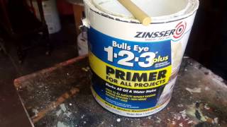 Zinsser Bulls Eye 123 Plus Primer review [upl. by Filberto]