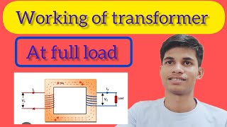 Explain ideal transformer working at on load condition  transformer electrical [upl. by Enoryt797]