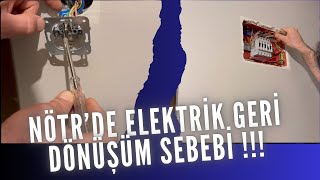 nötr de neden elektrik olur [upl. by Llerrom]