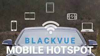 BlackVue Mobile Hotspot Function  Share Your Dash Cams WiFi with Your Passengers [upl. by Gnek]