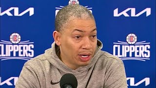 Ty Lue has Some INTERESTING comments about PG and Clippers season [upl. by Eisoj]