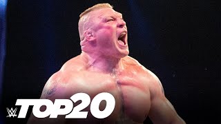 20 greatest Brock Lesnar moments WWE Top 10 Special Edition March 17 2022 [upl. by Enamrahs20]