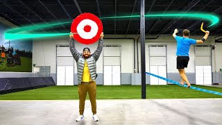 Boomerang Trick Shots 2  Dude Perfect [upl. by Notsecnirp]