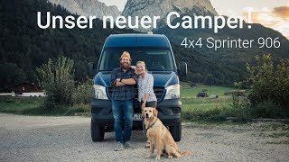 Wir bauen einen Sprinter Camper aus 😎  4x4 Sprinter 906  Vanlife  Selbstausbau [upl. by Festus205]