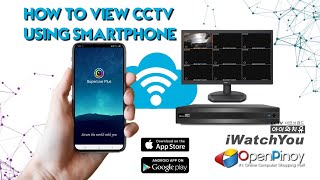 HOW TO VIEW AHD DVR USING SMARTPHONE [upl. by Medovich623]