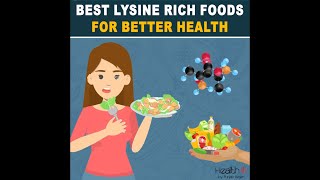 Best Lysine Rich Foods For Better Health [upl. by Yolanda648]