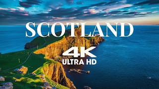 Scotland 4K Ultra HD 60fps By Drone Natures Beauty amp Relaxing Chill Music [upl. by Gall535]