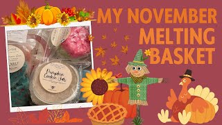 My November Melting Basket PART 2 of 2  Im Still in Fall Mode homefragrance waxchallenge [upl. by Darsie15]