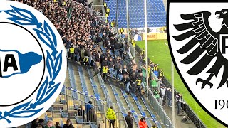 ELFMETERSCHIEßEN amp KRAWALL IM DERBY UMS FINALE  Stimmungsvlog bei Bielefeld⚫⚪🔵 vs ⚫⚪🟢Münster [upl. by Atsirak945]