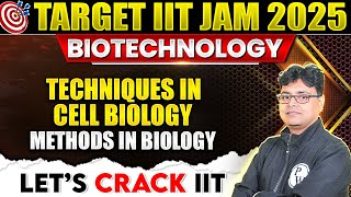 Techniques in Cell Biology  Methods in Biology  IIT JAM Biotechnology  IIT JAM 2025  PW [upl. by Nwahsed]