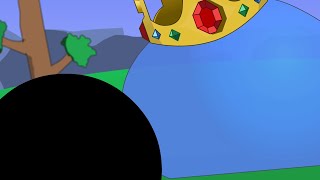 Stickman vs King Slime  Terraria Animation Original Version [upl. by Turley]