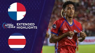 Panama vs Costa Rica Extended Highlights  CONCACAF Nations League  CBS Sports Golazo [upl. by Dearr]