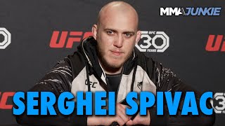 Serghei Spivac Anything Is Possible After Finish Of Derrick Lewis  UFC Fight Night 218 [upl. by Atul]