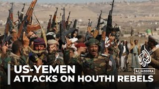 Attacks on Yemen’s Houthi rebels US targets military [upl. by Ashok]