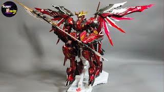 Gundam Mg Barbatos Centaurus Repaint Custom  Barbataurus Red Devil [upl. by Luhar]