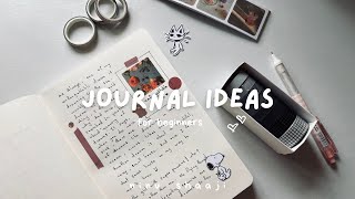 Journal ideas for beginners🌵 aesthetic ideas  ninu shaaji [upl. by Notak]