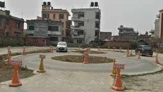 Car license trial practice in Kathmandu  Budhathoki Driving School Baneshwor [upl. by Sanfourd]