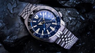 Seiko Mod SKX007 Moonlight Shadow Samurai GMT Watch SSK [upl. by Lorant67]