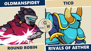 Defend The District 8 Round Robin  Oldmanspidey Clairen vs Tico Shovel Knight RoA [upl. by Dituri]