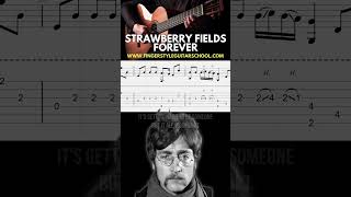 Strawberry Fields Forever Fingerstyle Tab verse fingerstyletab guitartabs [upl. by Alber]