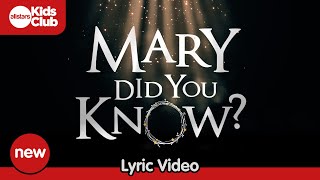 Mary Did You Know 🎵 Christmas Lyric Video  Song with Lyrics [upl. by Aserehc]