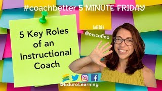 What do Instructional Coaches Do 5 Key Roles of an Instructional Coach [upl. by Nylahsoj]