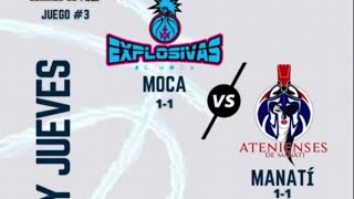 Explosivas de Moca vs Atenienses de Manatí  BSNF 2021 [upl. by Atinahc]