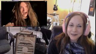 Tommy Johansson covers STEELHEART ILL NEVER LET YOU GO  Our Reaction Suesueandthewolfman [upl. by Olegna]