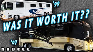 TRADED 99 NEWELL COACH FOR 08 NEWELL COACH NASCAR DRIVER BILLY KANN TALKS RVS [upl. by Noemis]