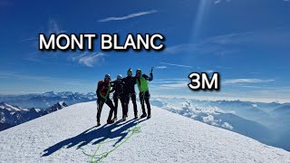 Mont Blanc drogą 3M  110824 [upl. by Dyrrej]