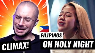 Filipino Singers Attempting quotOh Holy Nightquot Climax  HONEST REACTION [upl. by Nuris952]