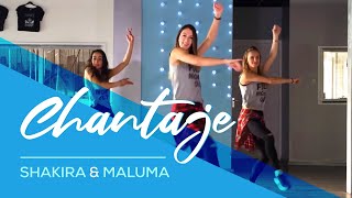 Chantaje  Shakira ft Maluma  Easy Fitness Dance Video  Choreography [upl. by Kalasky]