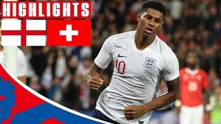 England 10 Switzerland  Rashford Volley Wins it  Official Highlights [upl. by Armyn]