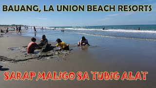 Bauang La Union Beach resorts  Nearest Beach resort in Baguio City  Sarap Maligo sa Tubig alat [upl. by Nylidam]