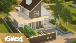 BASE GAME Family House  Blooming Rooms Kit🌹  Sims4  Nocc  Stop Motion Speed Build [upl. by Older]