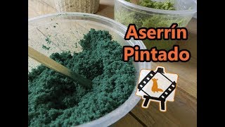 Cómo pintar aserrín  Tutorial [upl. by Dolora]