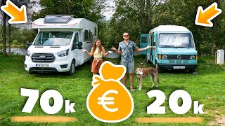 👉50000€ separan estas dos camper 😳 ¿Qué las diferencia 💶 Autocaravana o Furgoneta ¿QUÉ ES MEJOR [upl. by Devehcoy704]