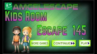 Amgel Kids Room Escape 145 Video Walkthrough [upl. by Azeel480]