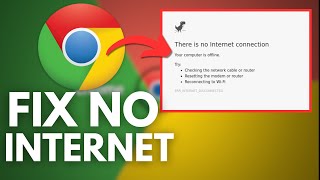 How To Fix No Internet Connection On Google Chrome [upl. by Rockie]