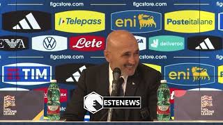 ItaliaIsraele 41 Spalletti quotTonali e Fagioli Hanno sentito fiducia Retegui forte e serioquot [upl. by Perrine]