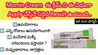 mometasone cream in telugu  uses sideeffects precautions etc [upl. by Anoed]