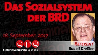 Dreßler Das Sozialsystem der Bundesrepublik Deutschland  180917 [upl. by Ariana]