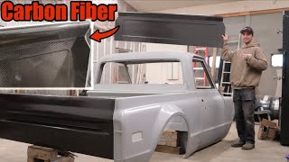 Going All Carbon Fiber Widebody C10 Backyard Build [upl. by Marielle]