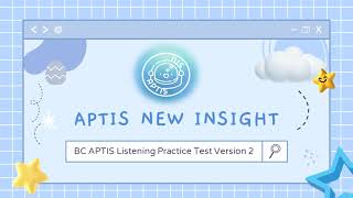 Aptis Listening Practice Test Version 2 [upl. by Hewart691]